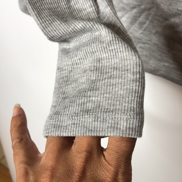 NWOT Bella Canvas Womens Gray Long Sleeve Tee T-Shirt L LARGE - Picture 5 of 8